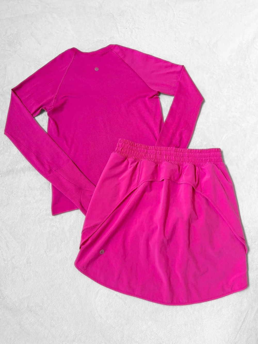 Lululemon Swiftly Tech + Hotty Hot Long Skirt Set – Sonic Pink – Size 6 - Picture 4 of 16